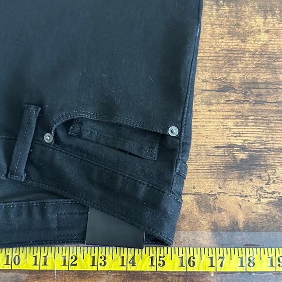 NWT Calvin Klein Skinny Jeans Size 10 Regular Dark Black Emo Goth Punk Grunge - Picture 3 of 8